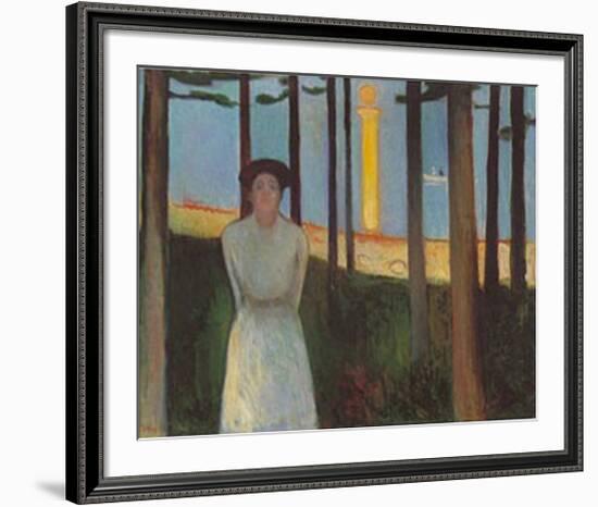 Summer Night's Dream-Edvard Munch-Framed Art Print