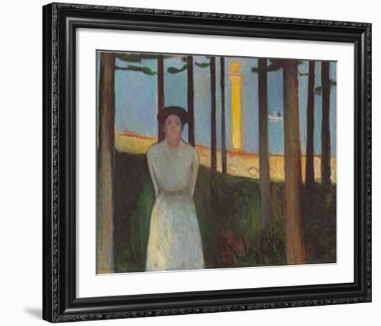 Summer Night's Dream-Edvard Munch-Framed Art Print