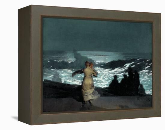 Summer Night-Winslow Homer-Framed Premier Image Canvas