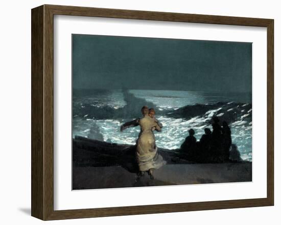 Summer Night-Winslow Homer-Framed Giclee Print