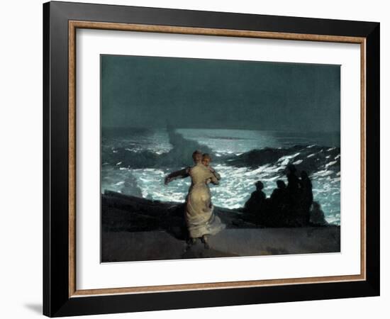 Summer Night-Winslow Homer-Framed Giclee Print