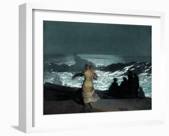 Summer Night-Winslow Homer-Framed Giclee Print