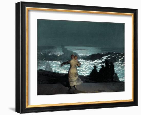 Summer Night-Winslow Homer-Framed Giclee Print