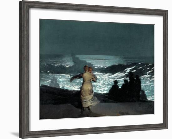 Summer Night-Winslow Homer-Framed Giclee Print