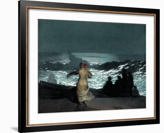 Summer Night-Winslow Homer-Framed Giclee Print