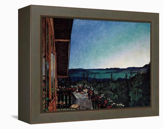 Summer Night-Harald Sohlberg-Framed Premier Image Canvas