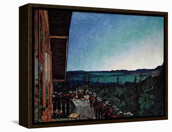 Summer Night-Harald Sohlberg-Framed Premier Image Canvas