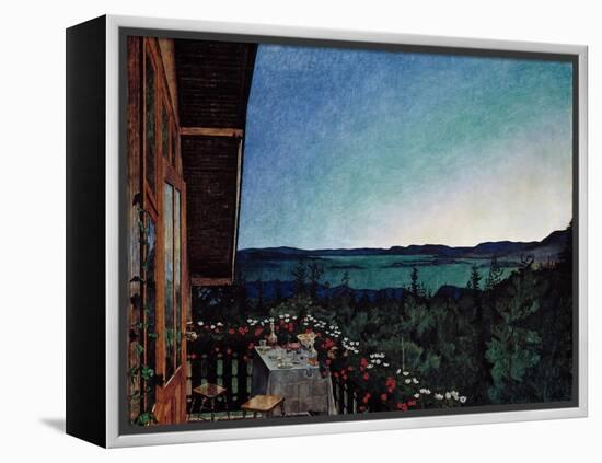 Summer Night-Harald Sohlberg-Framed Premier Image Canvas