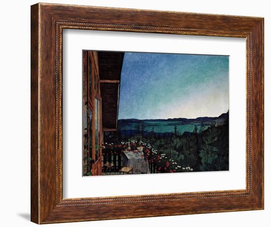 Summer Night-Harald Sohlberg-Framed Giclee Print