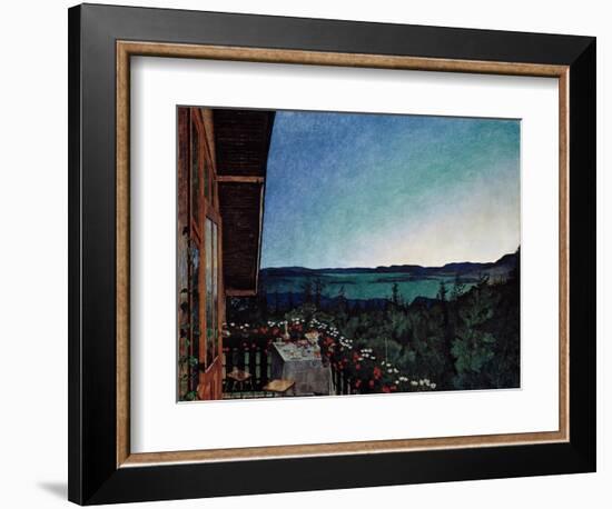 Summer Night-Harald Sohlberg-Framed Giclee Print