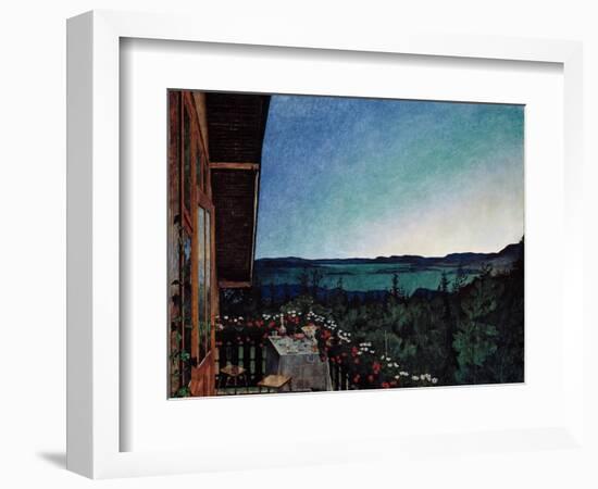 Summer Night-Harald Sohlberg-Framed Giclee Print