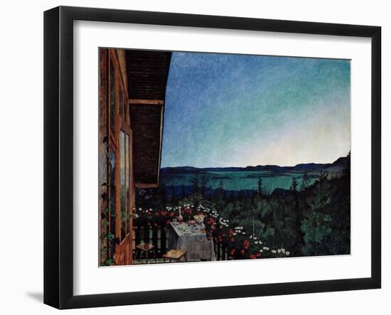 Summer Night-Harald Sohlberg-Framed Giclee Print