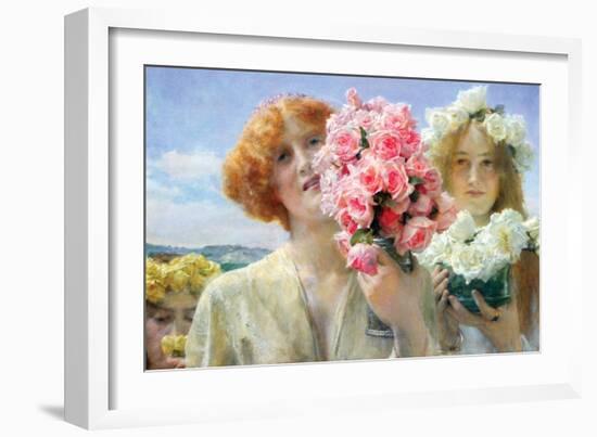 Summer Offering-Sir Lawrence Alma-Tadema-Framed Art Print