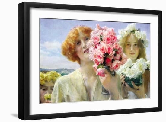 Summer Offering-Sir Lawrence Alma-Tadema-Framed Art Print