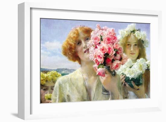 Summer Offering-Sir Lawrence Alma-Tadema-Framed Art Print