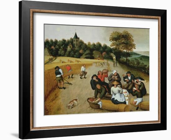 Summer (Oil on Canvas)-Pieter the Younger Brueghel-Framed Giclee Print