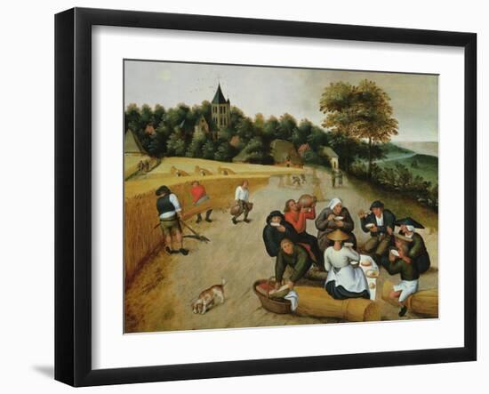 Summer (Oil on Canvas)-Pieter the Younger Brueghel-Framed Giclee Print