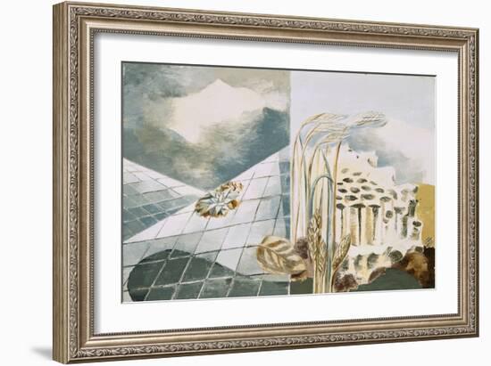 Summer, (Oil on Canvas)-Paul Nash-Framed Giclee Print