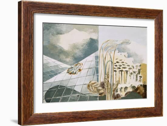 Summer, (Oil on Canvas)-Paul Nash-Framed Giclee Print