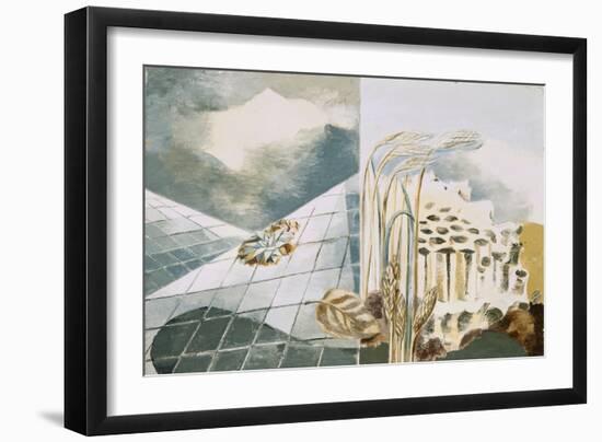 Summer, (Oil on Canvas)-Paul Nash-Framed Giclee Print