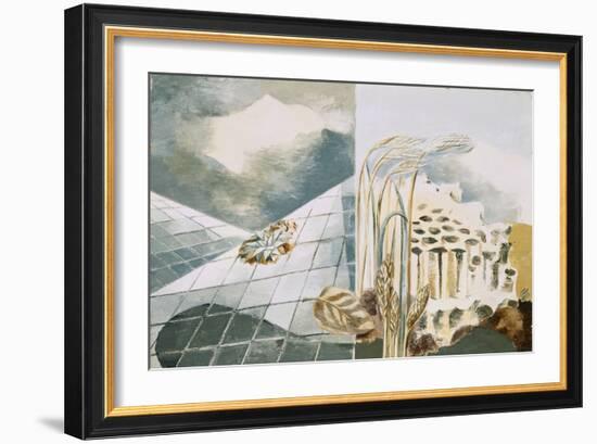 Summer, (Oil on Canvas)-Paul Nash-Framed Giclee Print