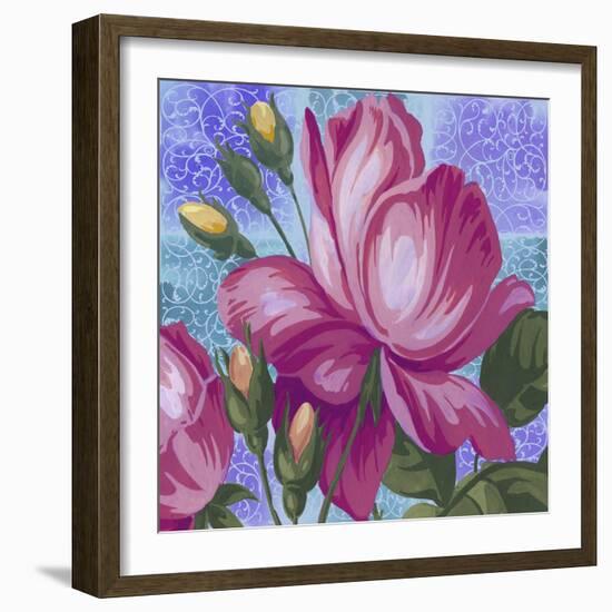 Summer Ombre Rose Pink Lr-Bill Jackson-Framed Giclee Print