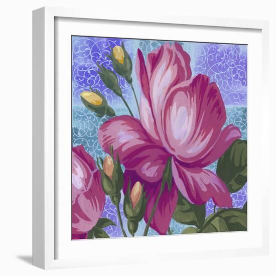 Summer Ombre Rose Pink Lr-Bill Jackson-Framed Giclee Print