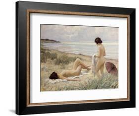 Summer on the Beach-Paul Fischer-Framed Premium Giclee Print