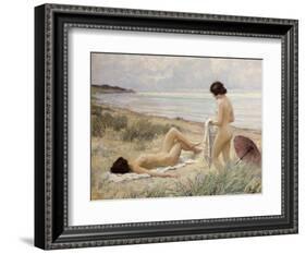 Summer on the Beach-Paul Fischer-Framed Premium Giclee Print