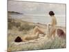 Summer on the Beach-Paul Fischer-Mounted Giclee Print