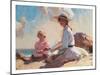 Summer on the Beach-unknown Townsend-Mounted Art Print