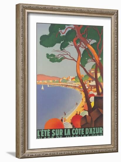 Summer on the Cote D'Azur-null-Framed Art Print