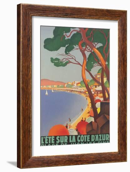 Summer on the Cote D'Azur-null-Framed Art Print