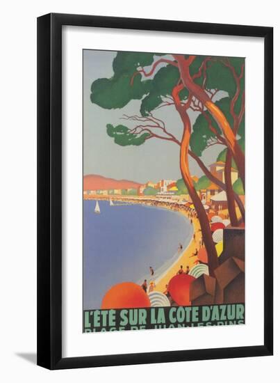 Summer on the Cote D'Azur-null-Framed Art Print