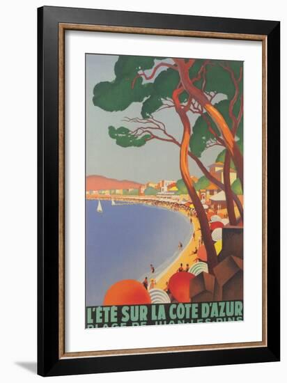 Summer on the Cote D'Azur-null-Framed Art Print