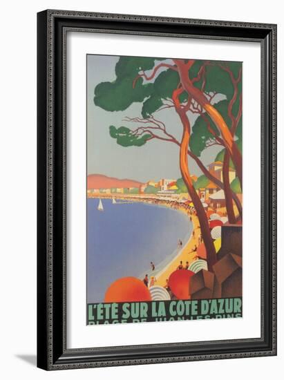 Summer on the Cote D'Azur-null-Framed Art Print