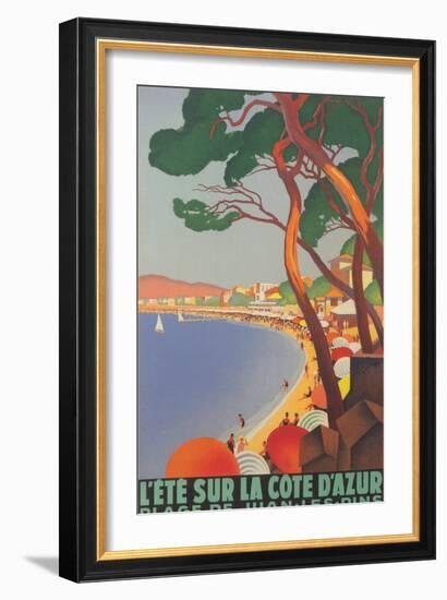 Summer on the Cote D'Azur-null-Framed Art Print