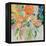 Summer Orange Floral-Farida Zaman-Framed Stretched Canvas