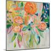 Summer Orange Floral-Farida Zaman-Mounted Art Print