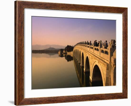 Summer Palace Bridge-Charles Bowman-Framed Photographic Print