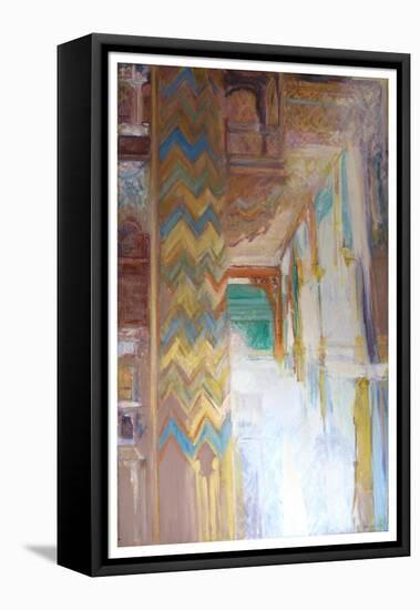 Summer Palace, Mysore, 1997-Pamela Scott Wilkie-Framed Premier Image Canvas