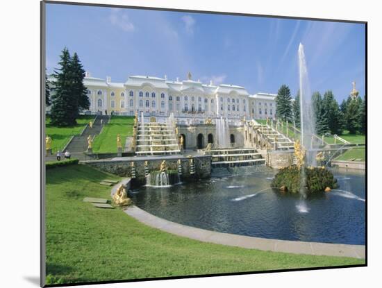 Summer Palace, Petrodvorets (Peterhof), Near St. Petersburg, Russia-Gavin Hellier-Mounted Photographic Print