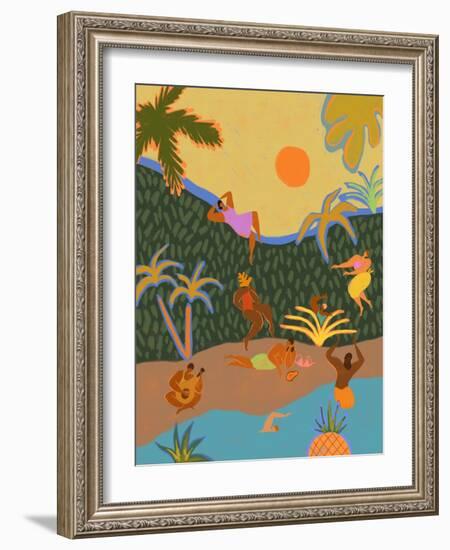 Summer Paradise-Arty Guava-Framed Giclee Print