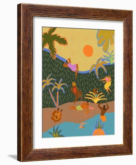 Summer Paradise-Arty Guava-Framed Giclee Print