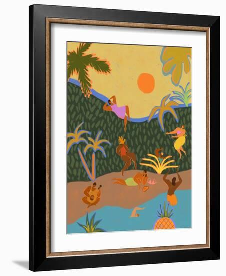 Summer Paradise-Arty Guava-Framed Giclee Print