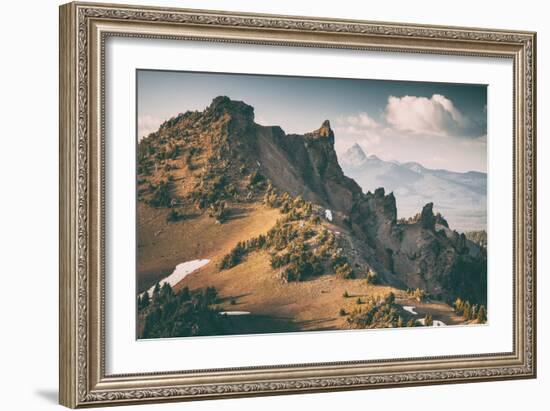 Summer Peaks, Southern Oregon, Crater Lake National Park-Vincent James-Framed Photographic Print