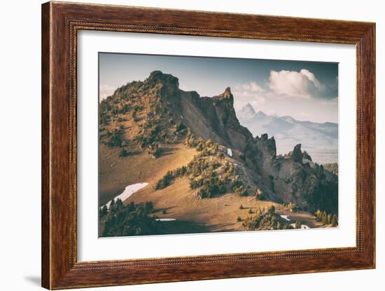 Summer Peaks, Southern Oregon, Crater Lake National Park-Vincent James-Framed Photographic Print