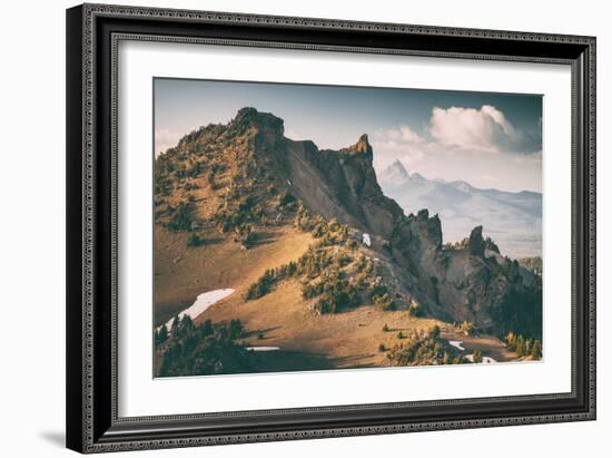 Summer Peaks, Southern Oregon, Crater Lake National Park-Vincent James-Framed Photographic Print