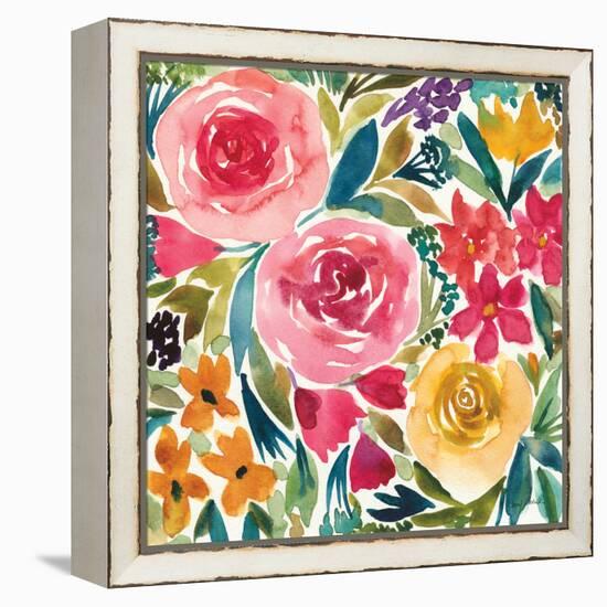 Summer Petals I-Cheryl Warrick-Framed Stretched Canvas