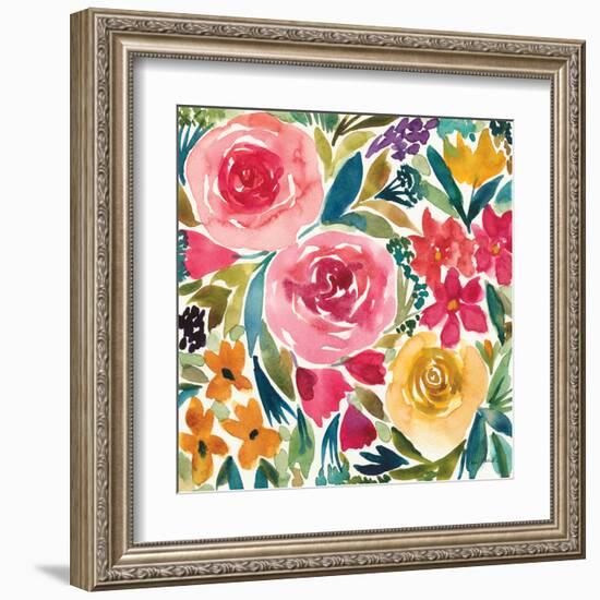 Summer Petals I-Cheryl Warrick-Framed Art Print